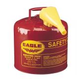 $65 5 Gal. Capacity Red Galvanized Steel Type I Ga