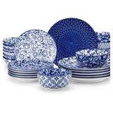 $120 vancasso SELENE Plates and Bowls Set for 6, 2