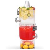 $65 Buddeez Durable 2 Gallon Beverage Dispenser wi