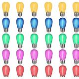 $33 30-Pack LED Colored S14 Replacement String Lig