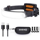 $37 svsviio Headlamp Rechargeable PRO+,7500mAh 150