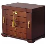 $103 SHELYEXIEN Wooden Jewelry Boxes for Women,Vin