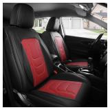 $56 FREESOO Luxury Faux Leather Seat Covers for SU