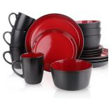 $41 Plates and Bowls Sets, 16 Pieces Dinnerware Se