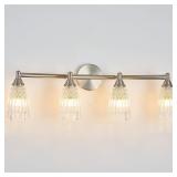 $51 HDDFL Brushed Nickel Bathroom Vanity Light Fix
