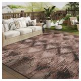 $70 COCOER Outdoor Rug-Quick Dry Indoor Outdoor Ar