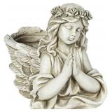 $55 Holibanna Resin Angel Statue Planter Outdoor G
