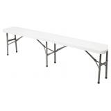 $26 6 FT Portable Folding Bench, Outdoor Courtyard