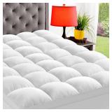 $64 ELEMUSE Queen Mattress Topper for Back Pain, E
