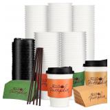 $16 Jingmore 100 Set 12 oz Winter Christmas Hot Co