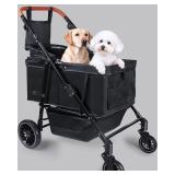 $130 Dog Stroller for Large & Medium Dogs (Up to 6