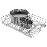 $26 TQVAI Pull Out Cabinet Drawer Organizer, 14'W