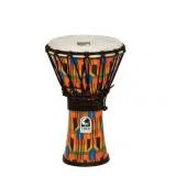 $54 Toca Freestyle Kente Cloth Rope Tuned Djembe 7