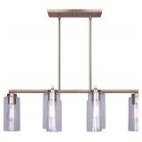 $60 Canarm Brittany 6-Light Rod Chandelier - Gold