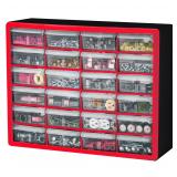 $36 Akro-Mils 10124 24-Drawer Plastic Drawer Stora