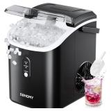 $152 EUHOMY Nugget Ice Maker Countertop with Handl