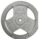 $90 HulkFit 1 inch or 2 inch Cast Iron Weight Plat