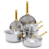 $500 GreenPan Stainless Steel Tri-Ply Reserve 10 P