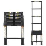 $90 RIKADE Telescopic Ladder, 10.5 ft Aluminum Tel