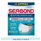 $9 Sea Bond Upper Secure Denture Adhesive Seals, F