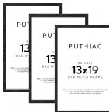 $74 puthiac 13x19 Solid Oak Wood Picture Frame, Fi