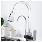 $139 3 Way Kitchen Faucet with Pull Out Spray Bras