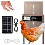 $60 Automatic Chicken Coop Door Solar Powered with
