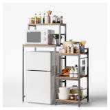 $72 COCOLUCKY 6-Tier Mini Fridge Stand with Storag