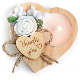 $77 Wooden TeaLight Candle Holders for Wedding Fav