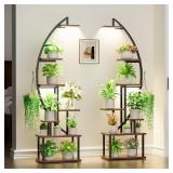 $96 Plant Stand Indoor with Grow Lights: Large Pla