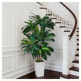 $53 Dracaena Artificial Plants Indoor, 5FT Tall Fa