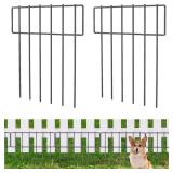 $27 10 Pack Garden Fence Animal Barrier, 10.8ft(L)