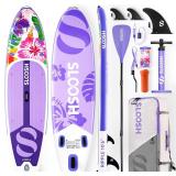 $160 SLOOSH Inflatable Stand Up Paddle Board, Infl
