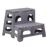 $88 Bee Neat 2 Step Folding Stool for Kitchen, Clo