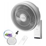 $51 PELONIS 14 inch Wall Mount Fan with Remote Con