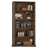 $104 TVU 5-Tier Solid Wood Book Shelf, Floor Stand