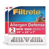 $22 Filtrete 24x24x1 HVAC Furnace Air Filter, MPR