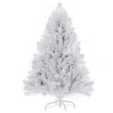 $40 4ft White Christmas Tree - Premium Hinged Arti