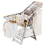 $78 MIKEE Clothes Drying Rack,Stainless Steel Fold