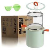 $29 Deep Fryer Pot with Oil Filter Basket, 3L Capa