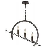 $24 Vstar LED Chandelier Pendant Light,Modern Hang