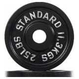 $70 Fitvids Olympic 2-Inch Cast Iron Plate Weight