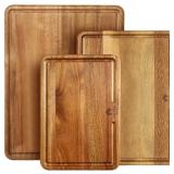 $70 YSTKC Acacia Wood Cutting Board Set of 3 for K