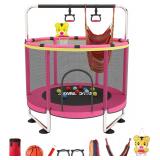 $90 Trampoline for Kids, 55 Inch Adjustable Baby T