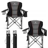 $87 ALPHA CAMP Oversized Folding Camping Chair, He