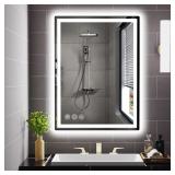 $90 LED Bathroom Mirror 24'x 32' with Stepless Dim