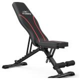 $110 FLYBIRD WB2 Weight Bench, Utility Adjustable