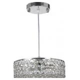 $75 Diamond Life Chrome Finish Metal Shade Crystal