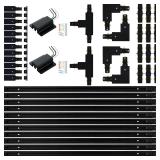 $160 39FT H Track Lighting Rail Kit, Black H Type