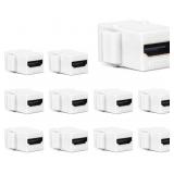 $16 HDMI Keystone Jack, PHIZLI 10 Pack HDMI Keysto